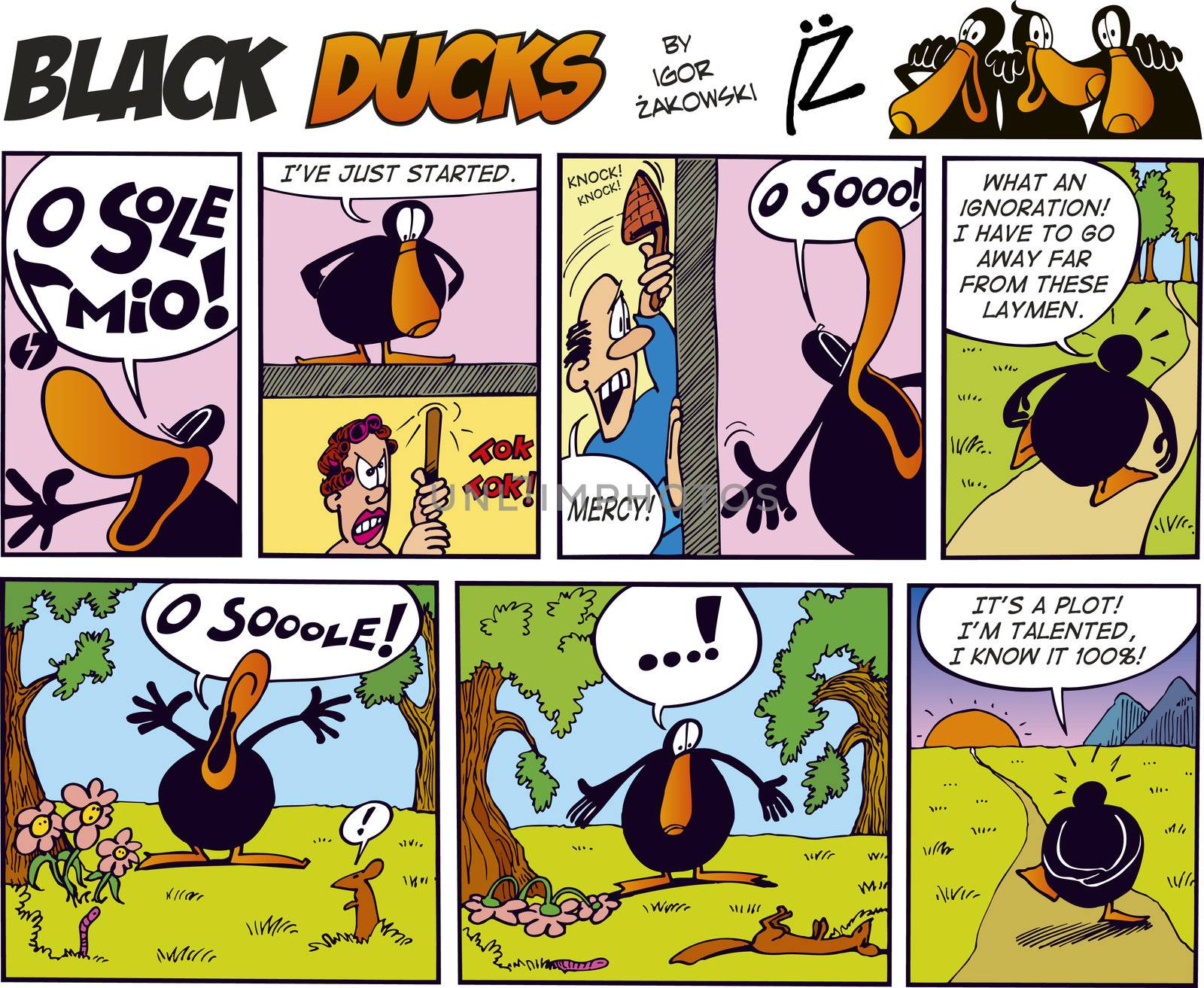 Black Ducks Comic Strip episode 12