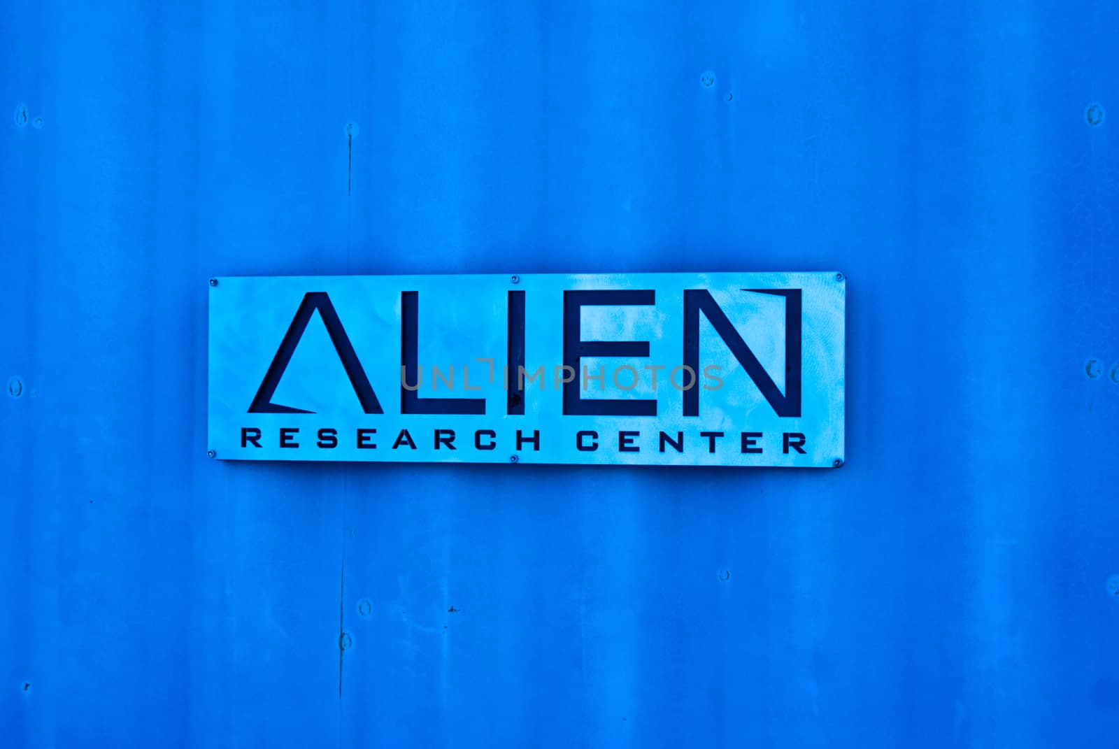 Alien Research Sign by emattil