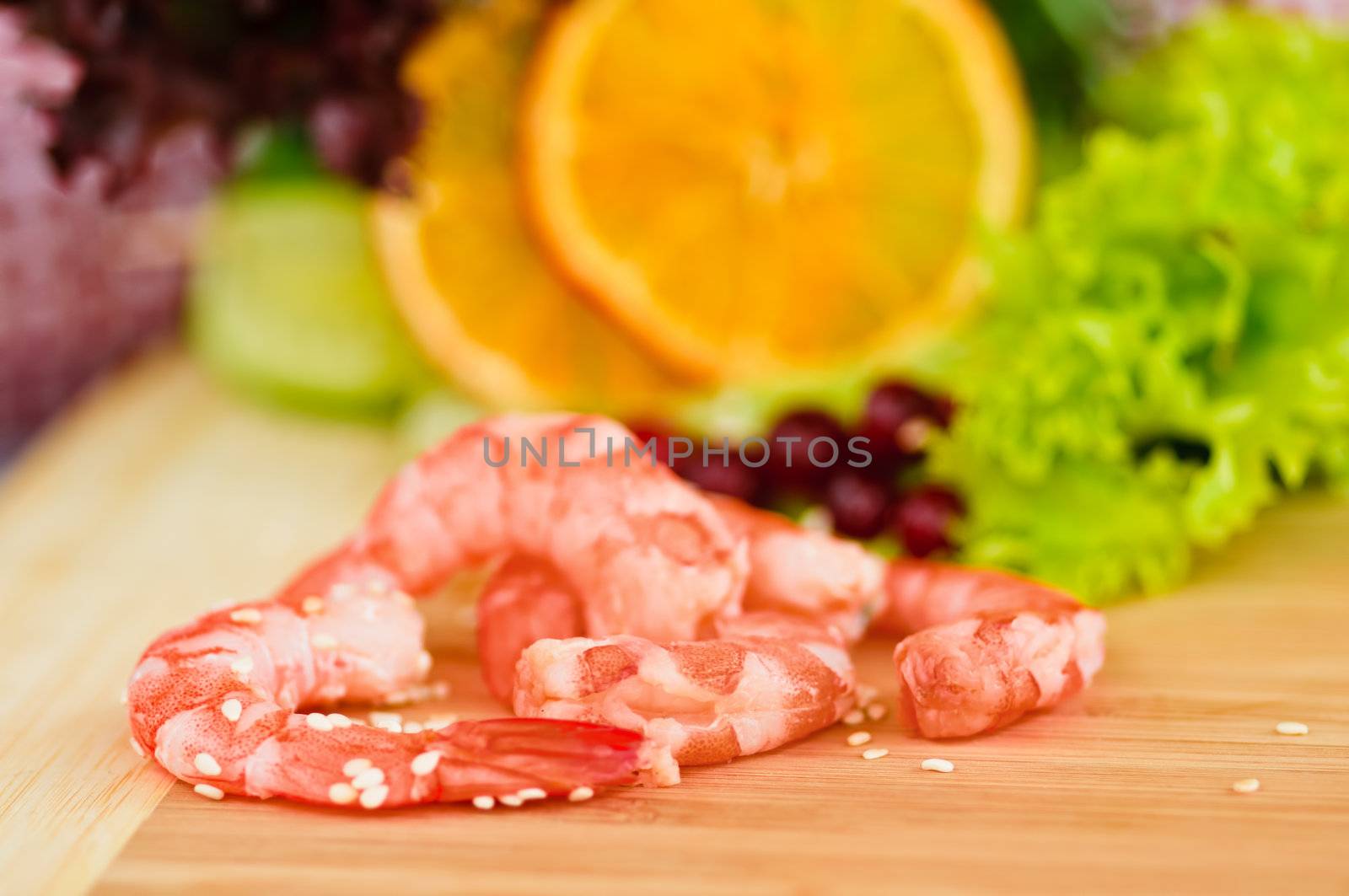 This is a close-up of vegetables and fruits