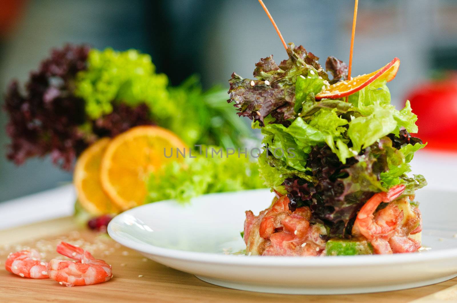 This is a close-up of vegetables and fruits