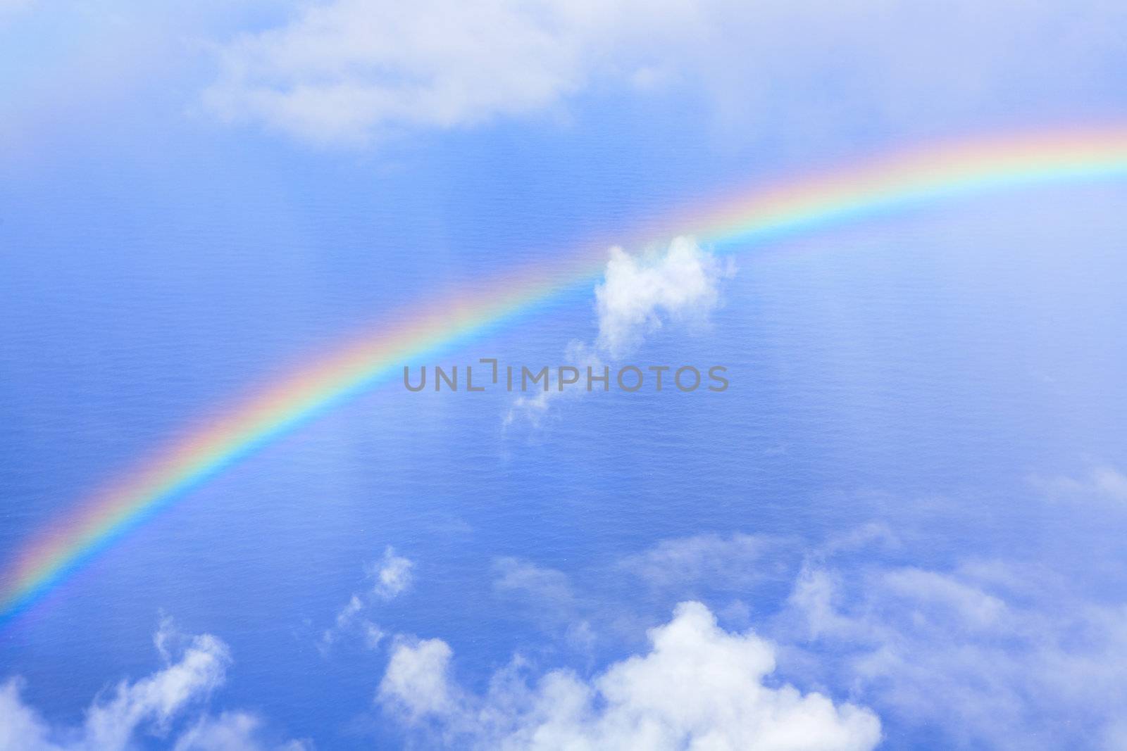 rainbow in sky
