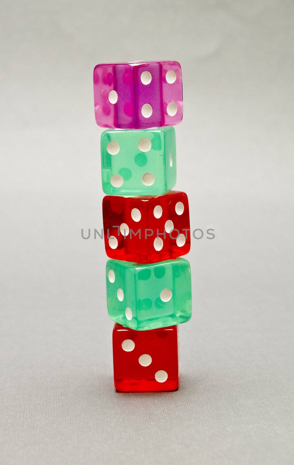  acrylic dice by lauria