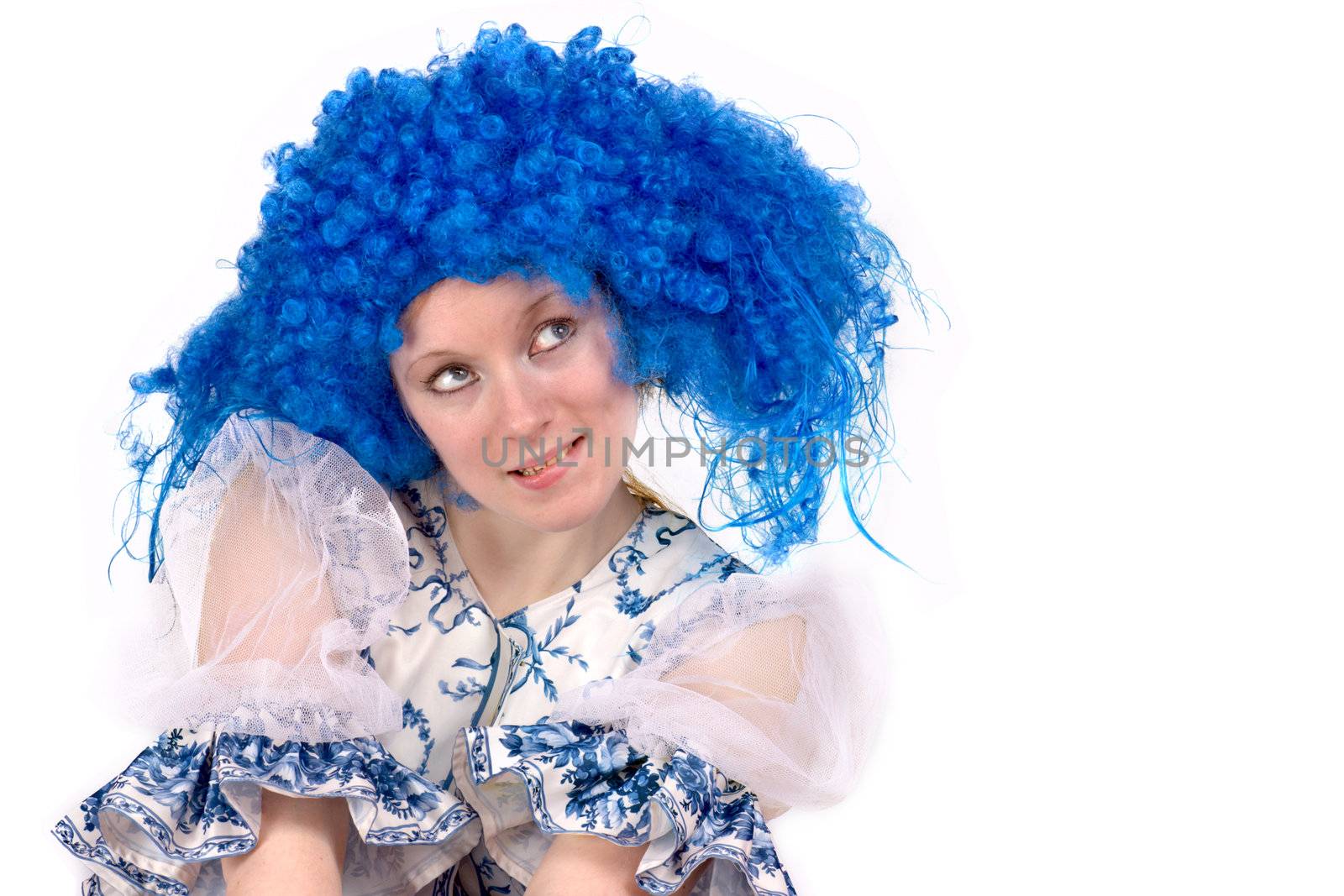 Blue wig by olga_sweet