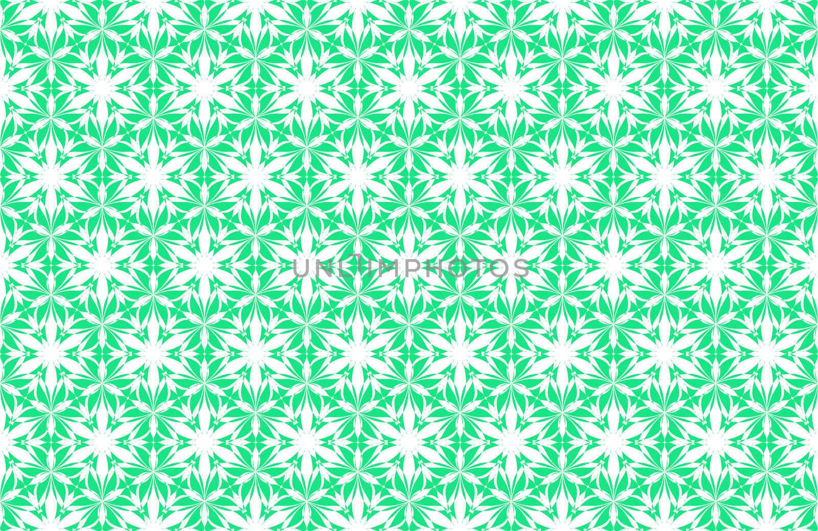 Wallpaper pattern on the white background