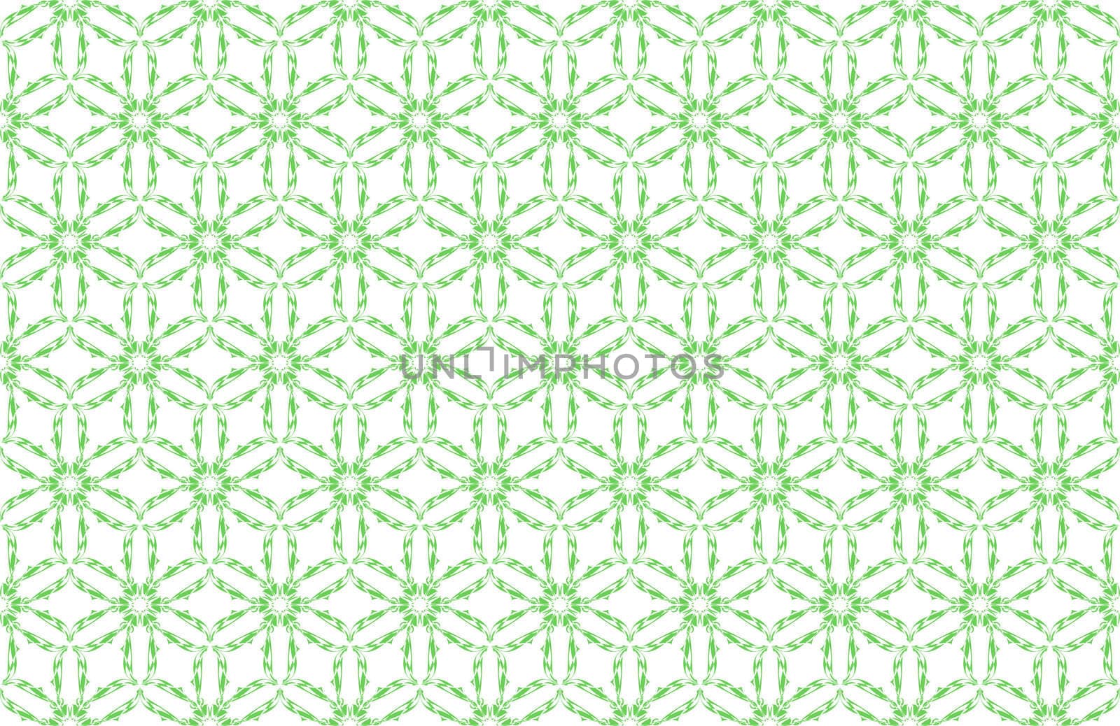 Wallpaper pattern on the white background