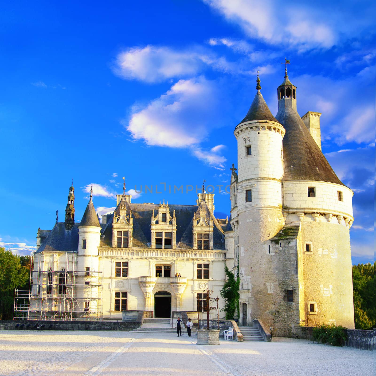 beautiful castles of Loire valley