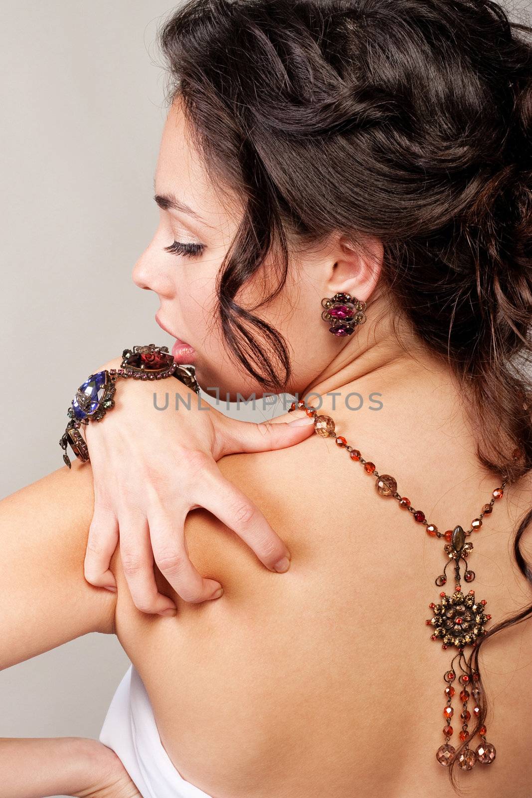 Posing model with jewellery by igor_stramyk