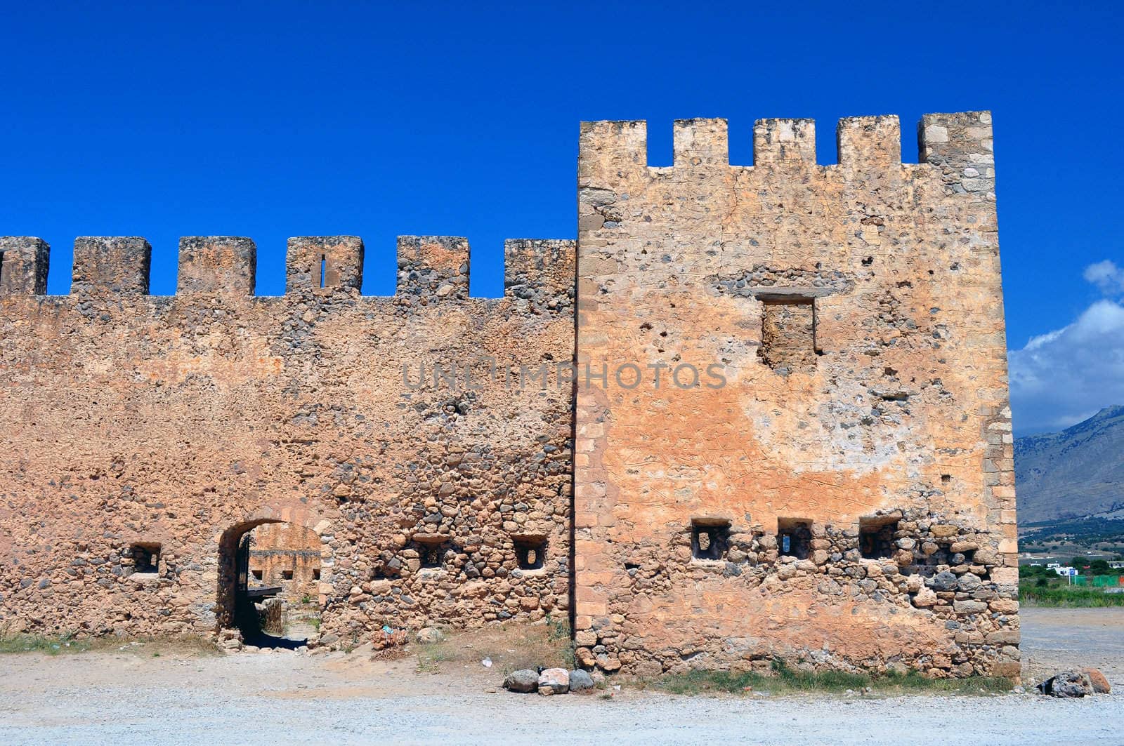 Travel photography: Frangocastello: venetian castle on the south coast of Crete