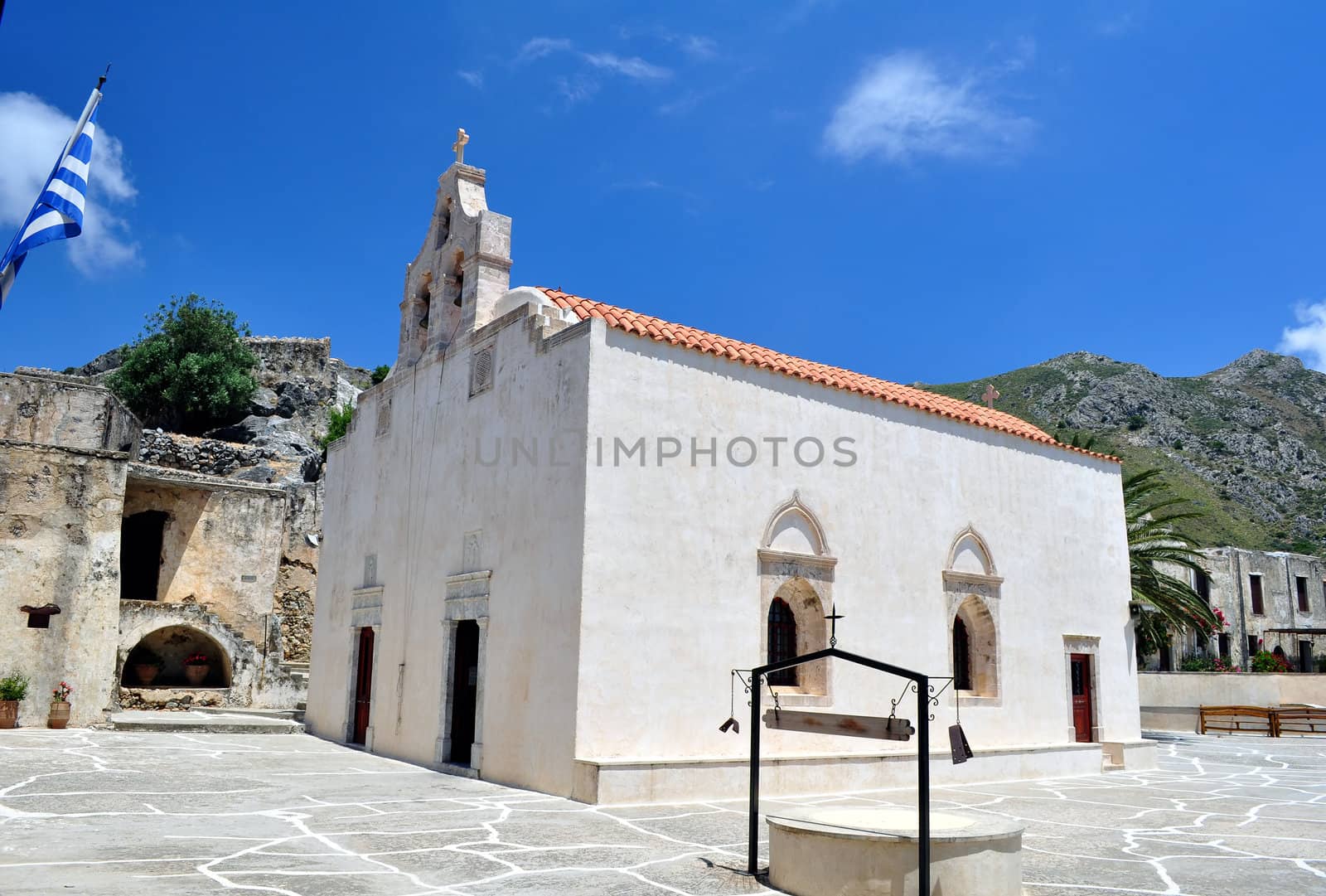 Travel photography: The ancient Preveli Monastery in Southern Crete, Greece