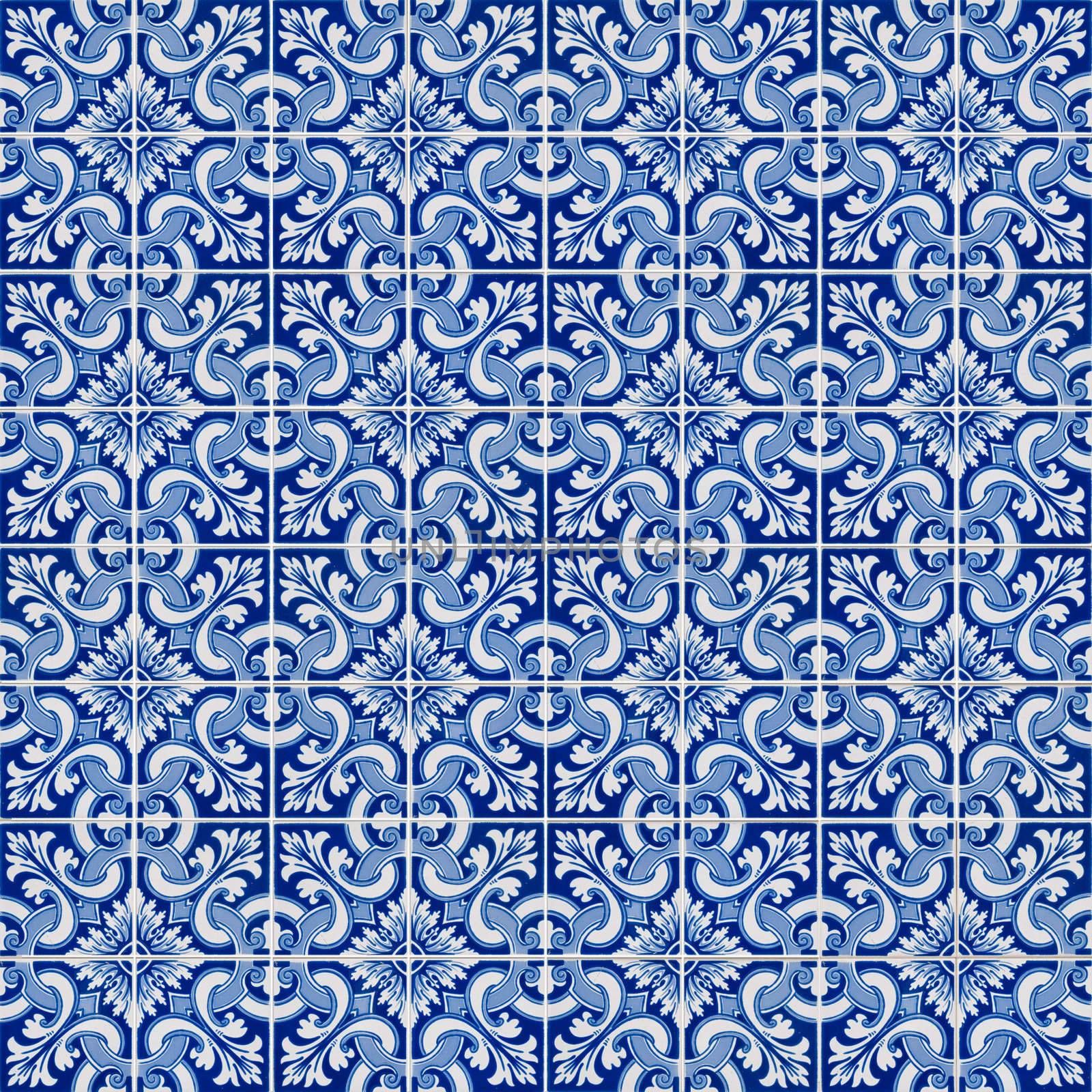 Seamless tile pattern of ancient ceramic tiles.