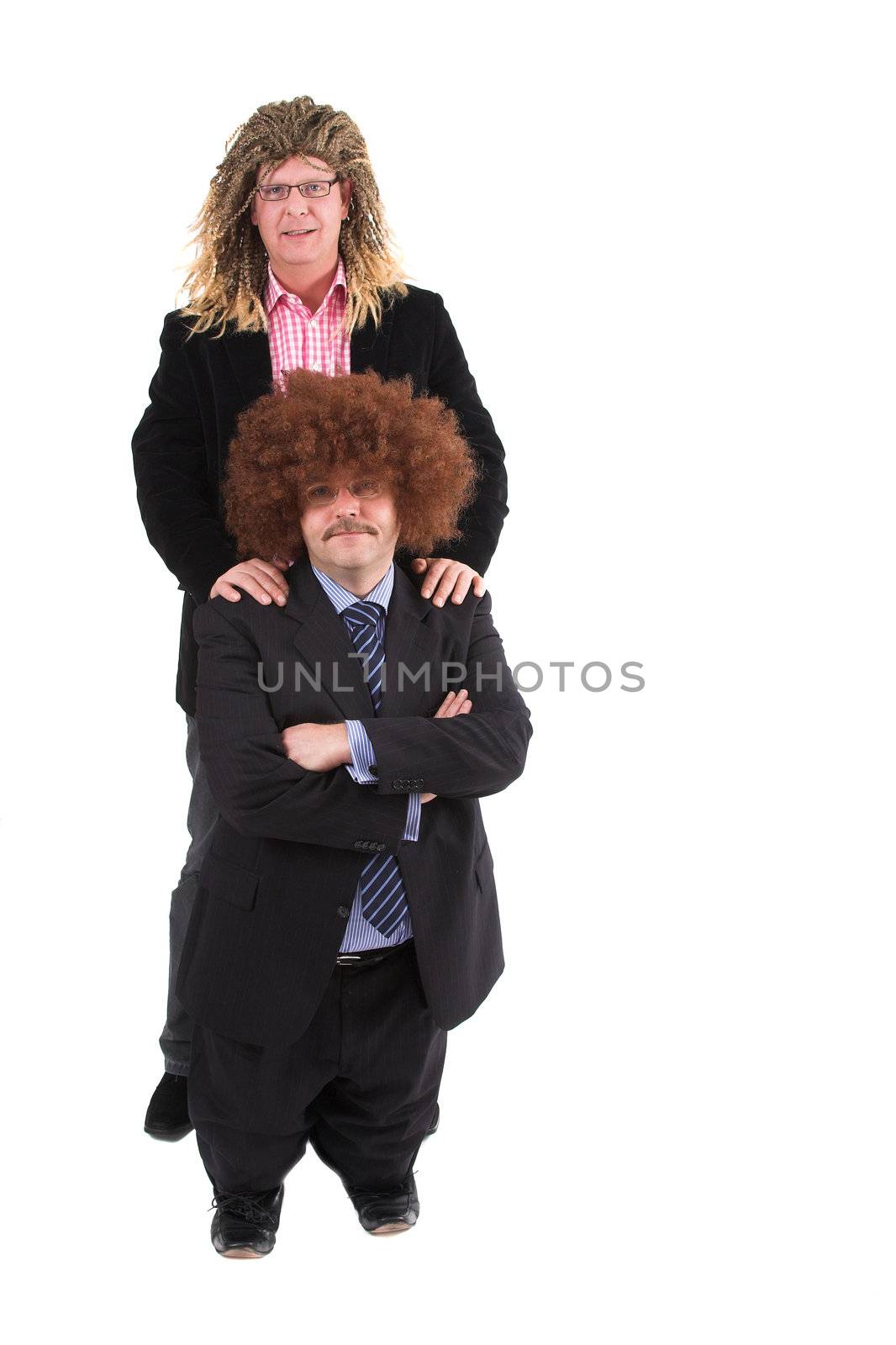 Two hippie businessman by Fotosmurf