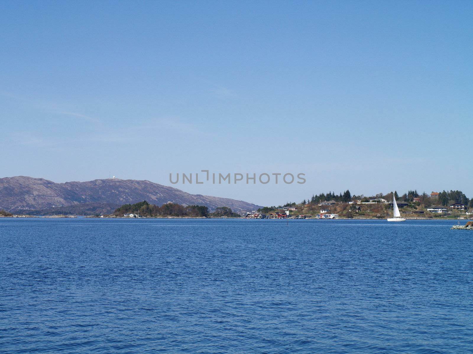 water and sailboat