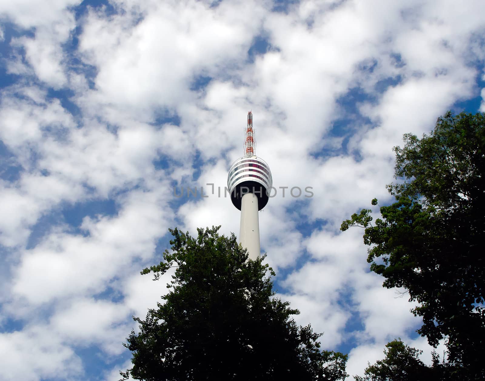 Stuttgart's TV tower by tending