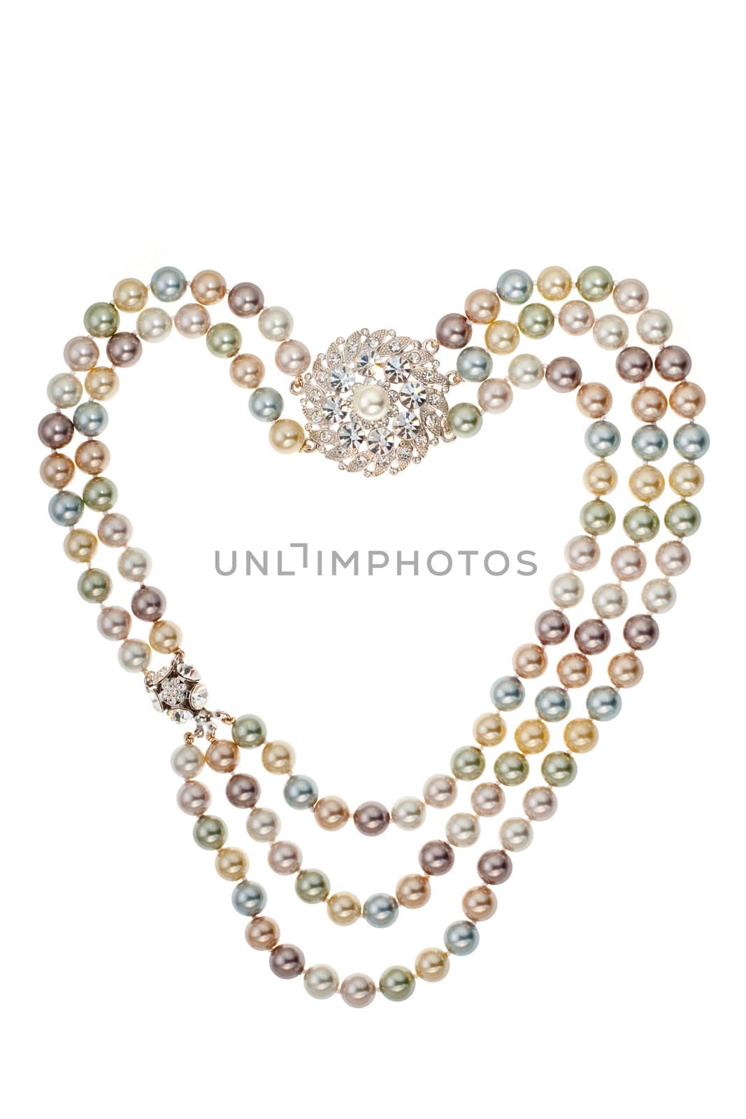 Frame of necklace heart shape by igor_stramyk