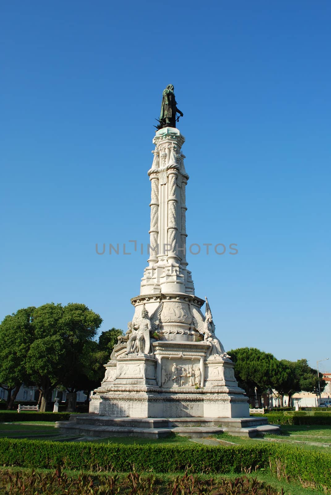 famous discovery statue of "Vasco da Gama" in Lisbon