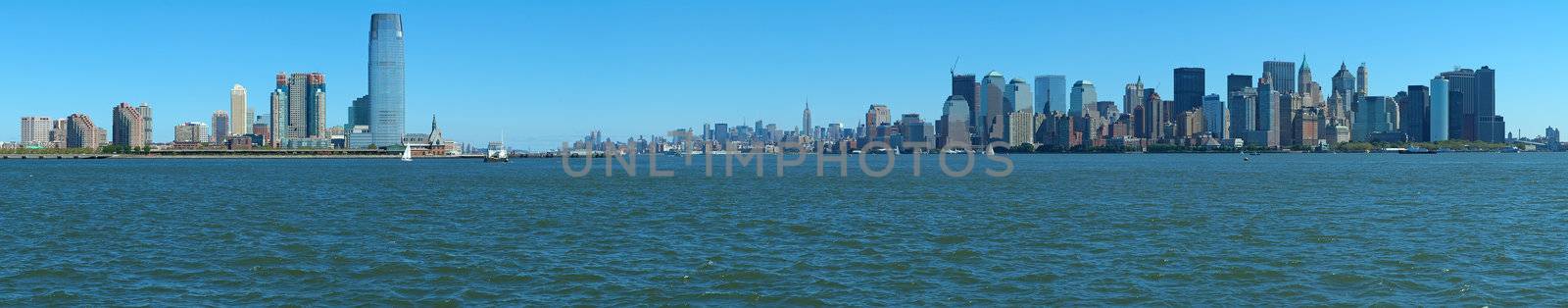 new york and jersey panorama by rorem