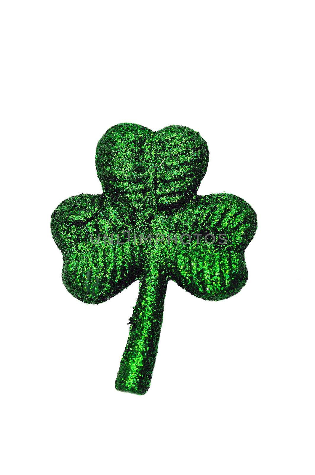 Four leafs clover symbol signifying ST Patrick day