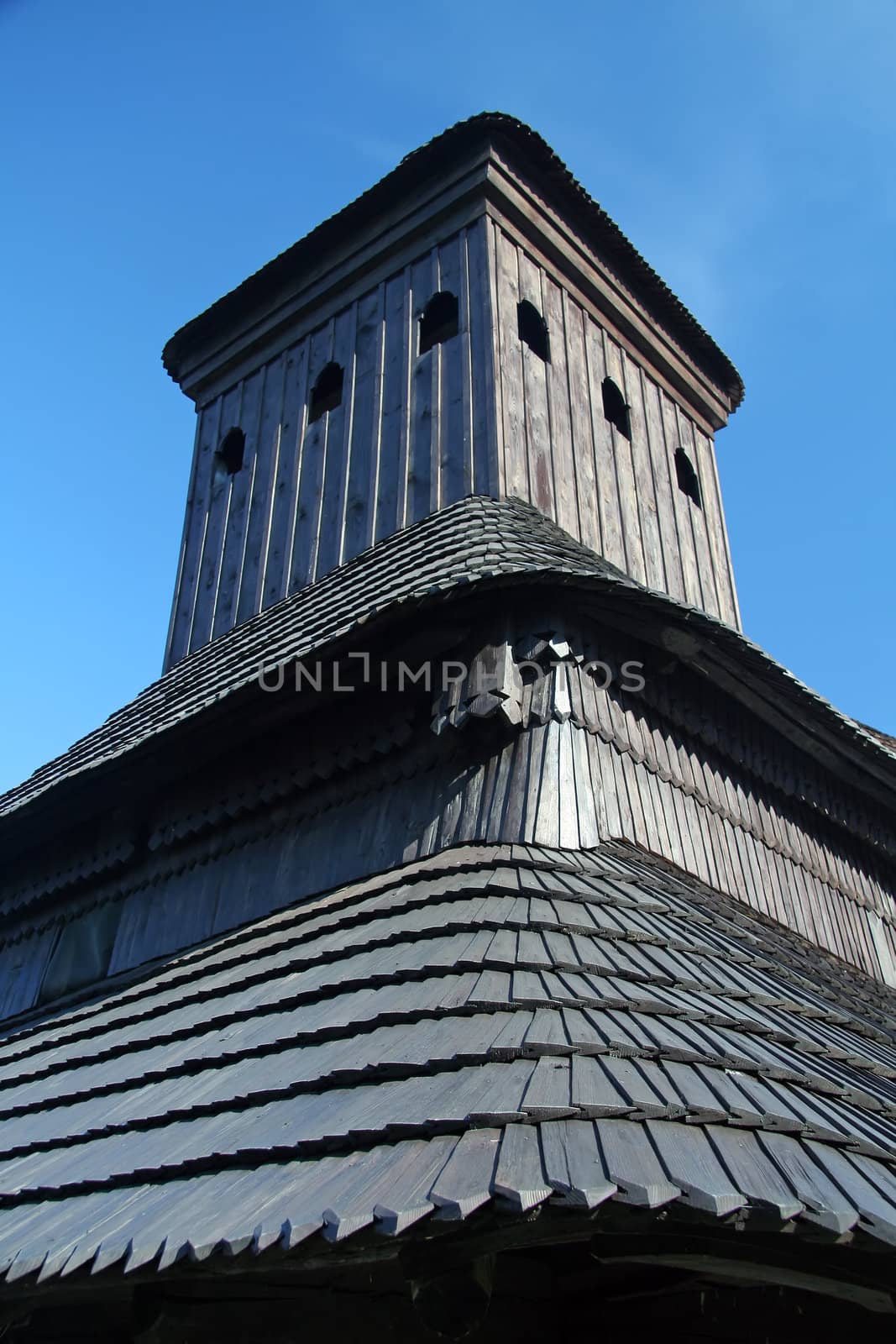 old wooden church, landmark from east slovakia, world heritage