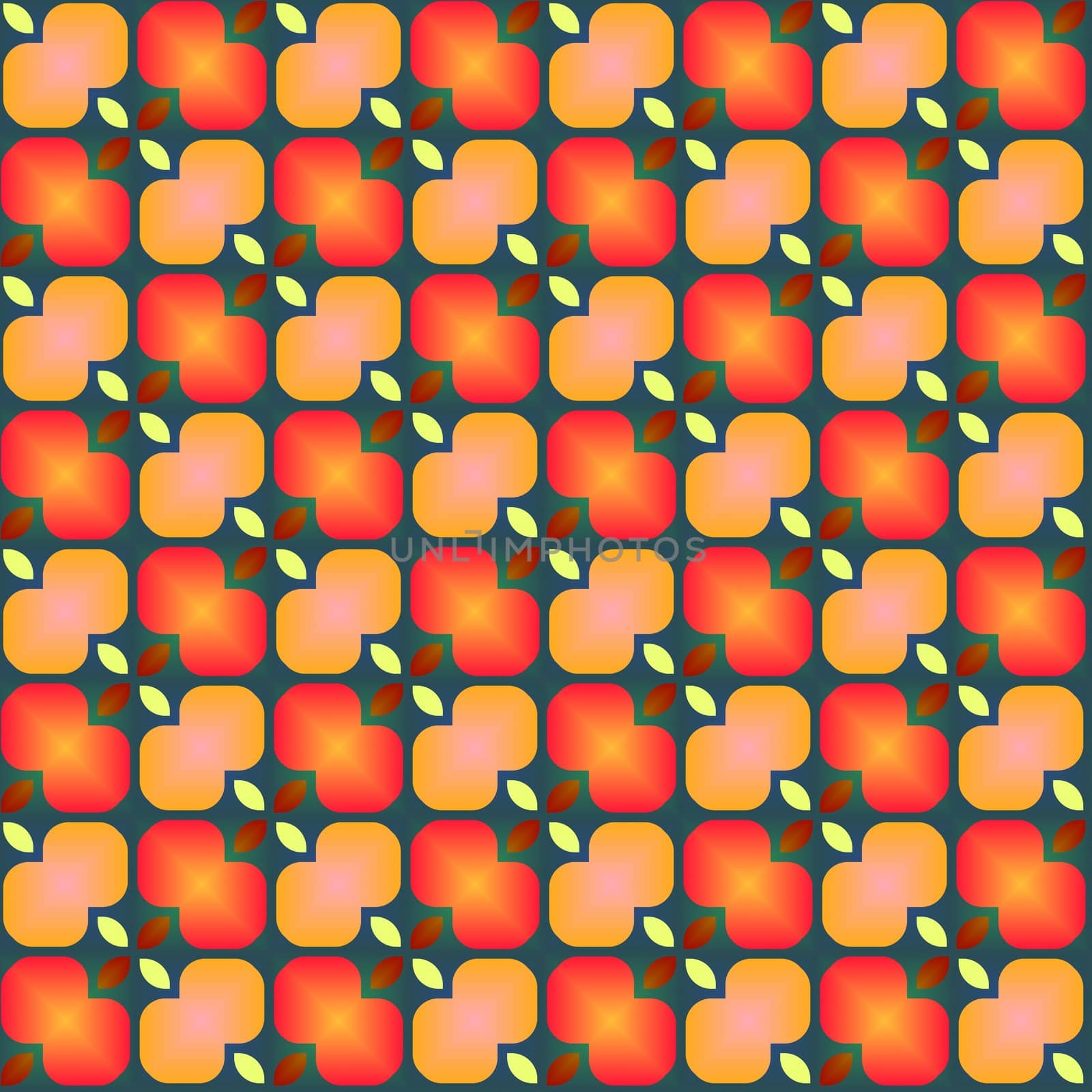 festive flower pattern by weknow