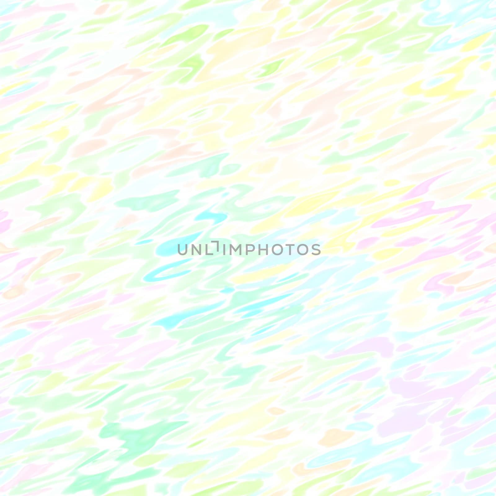 texture of wavy reflections in light pastel colors on white