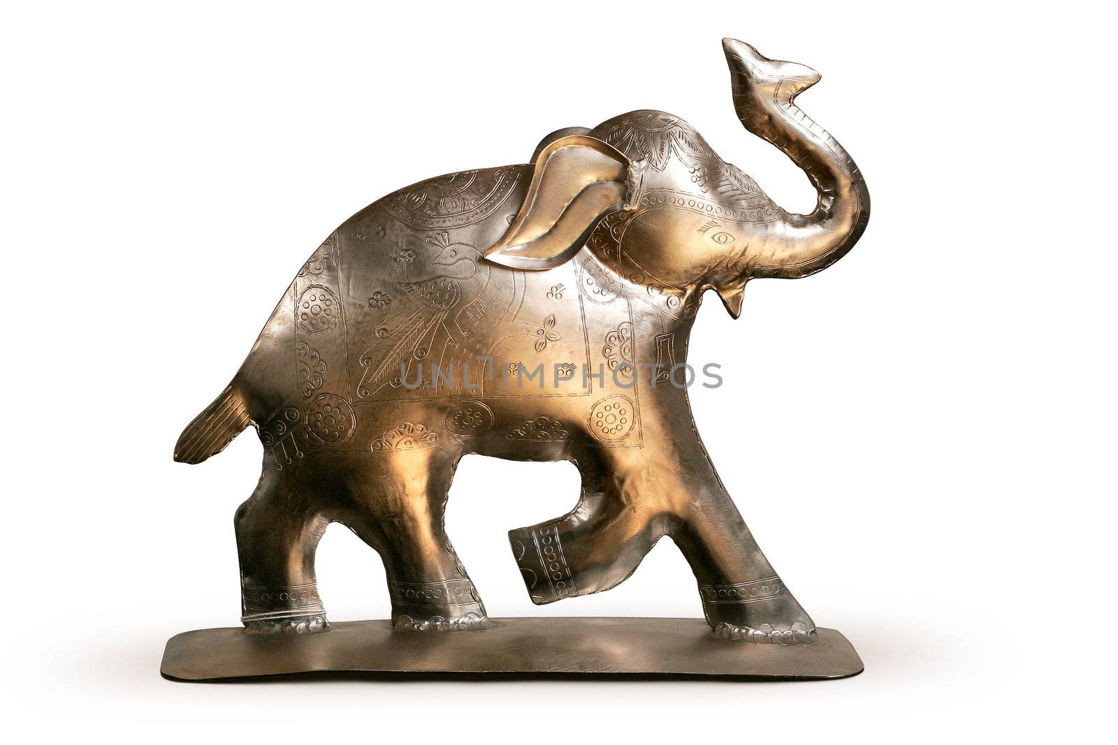 A metal figure of elephant by igor_stramyk