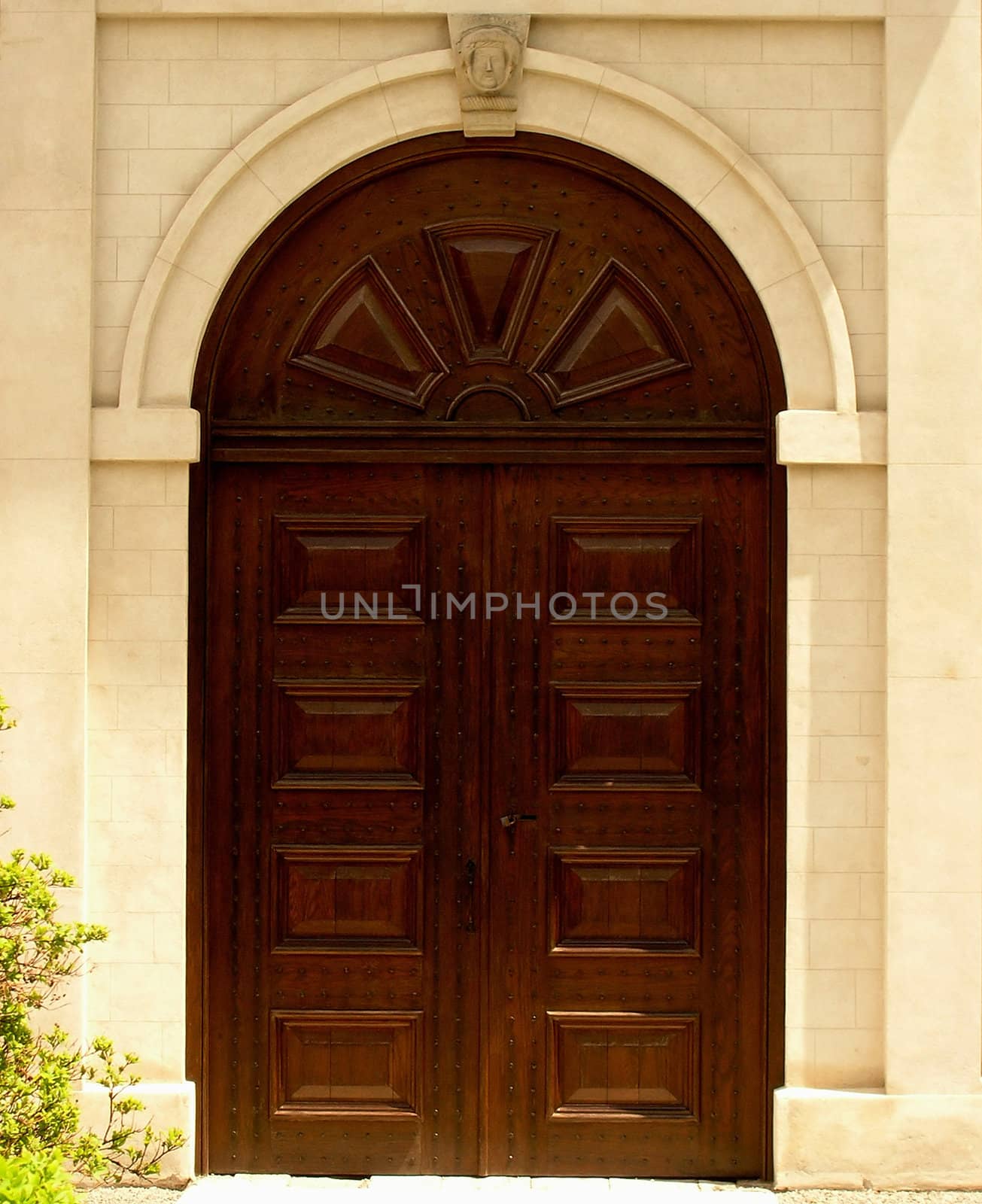 Western front entrance of Dundurn Castle in Hamilton. The castle was completed in 1835.  