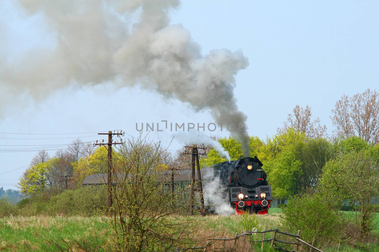 Steam retro train by remik44992