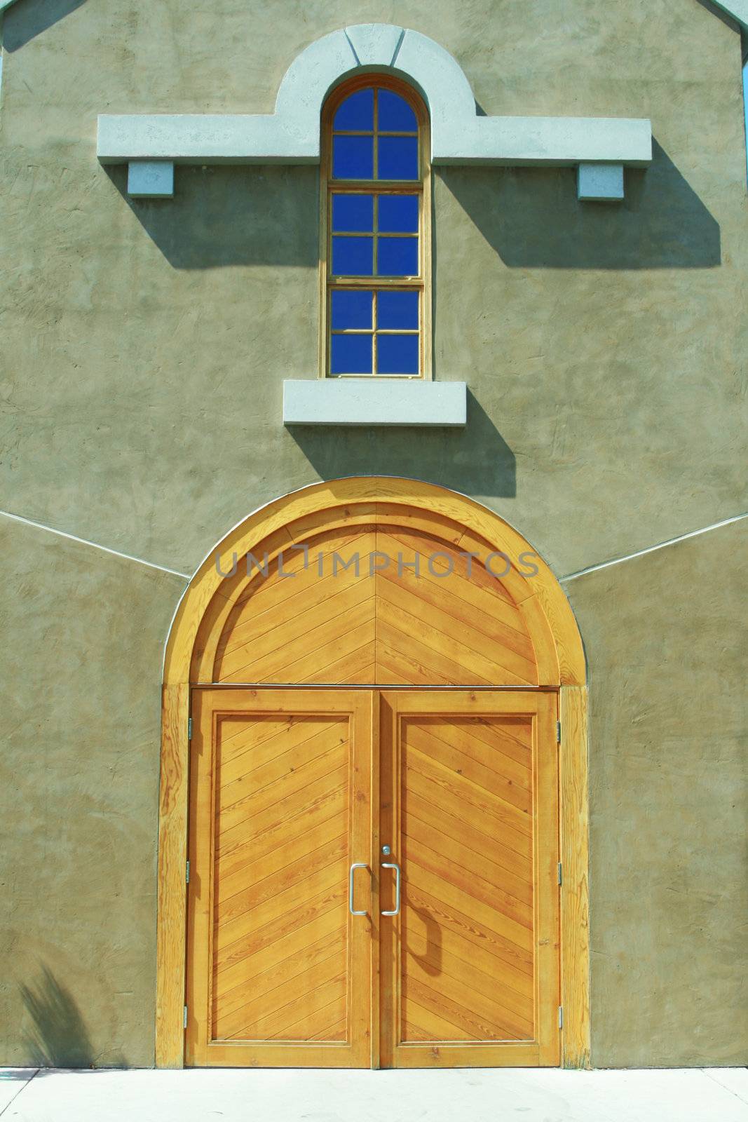 Beautiful doors on the front of a building