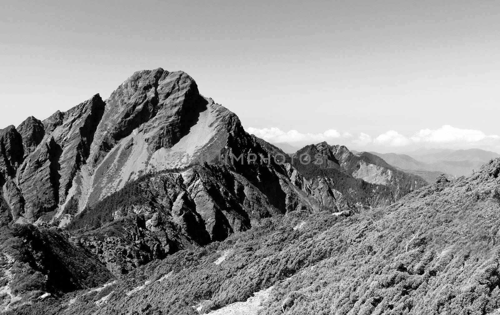 east asia highest mountain - Mt. Yushan by elwynn