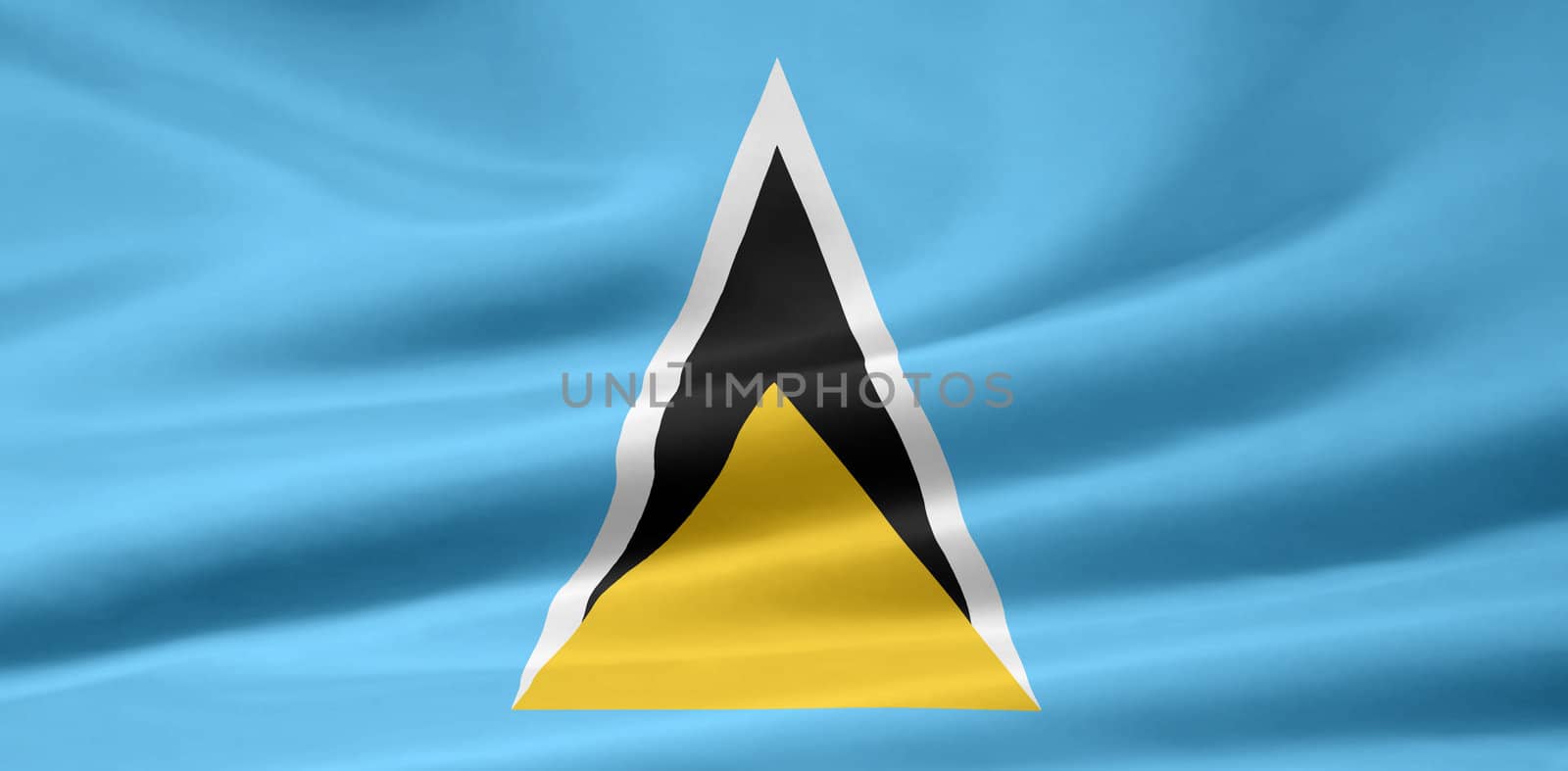 Flag of Saint Lucia by joggi2002