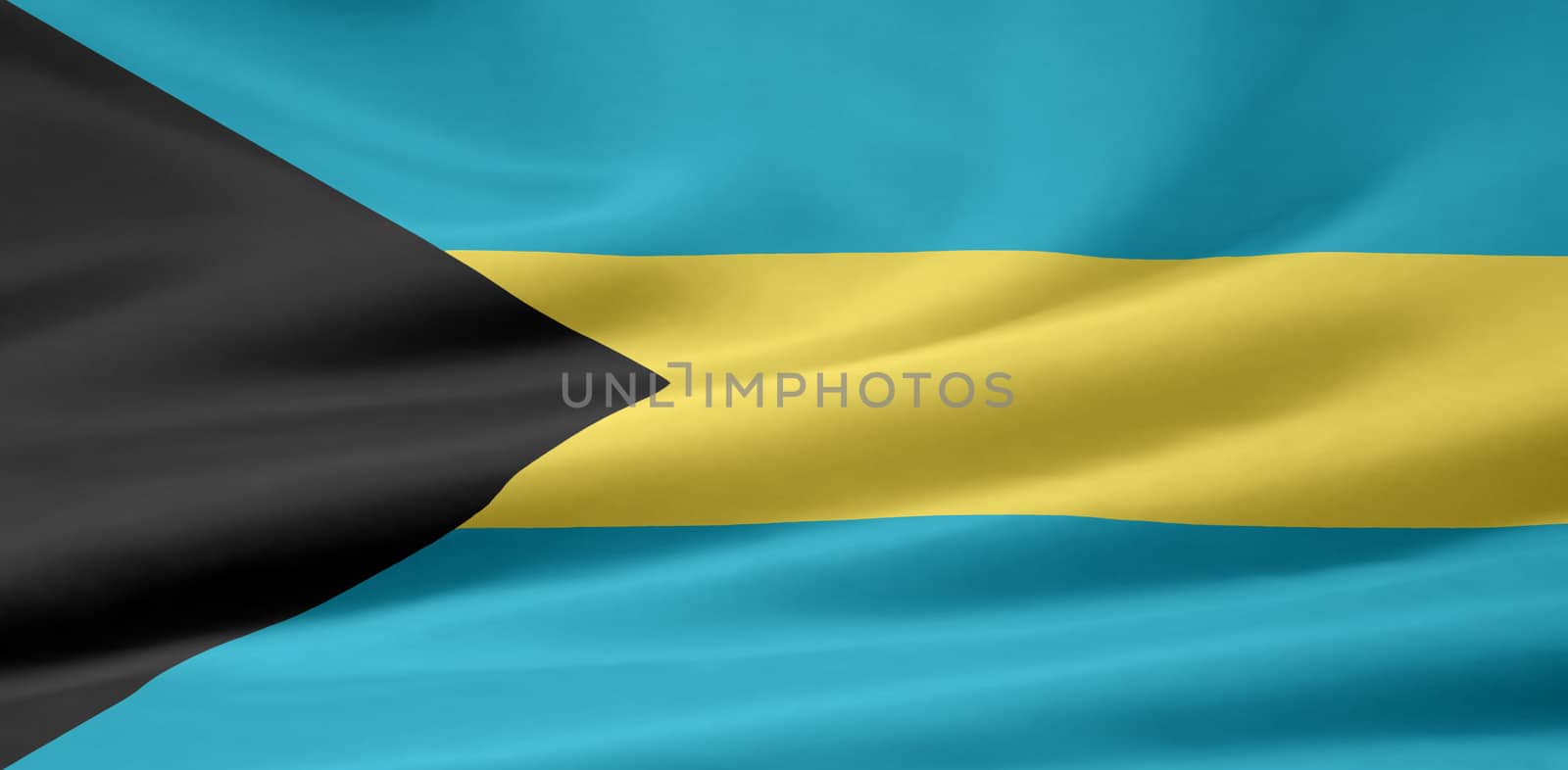 High resolution flag of the Bahamas