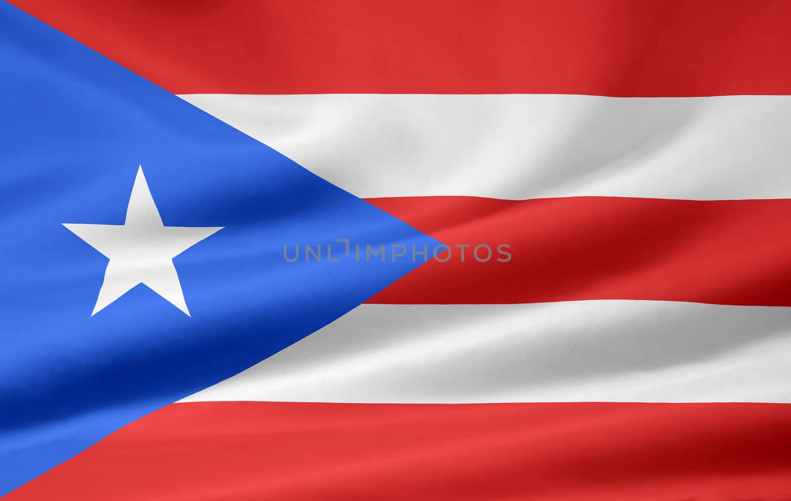 Very large flag of Puerto Rico