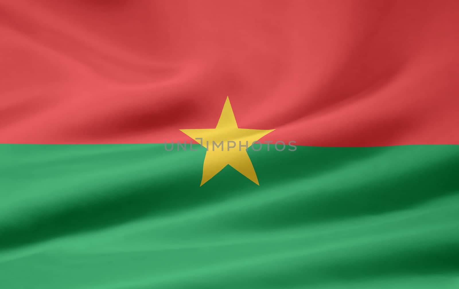 High resolution flag of Burkina Faso