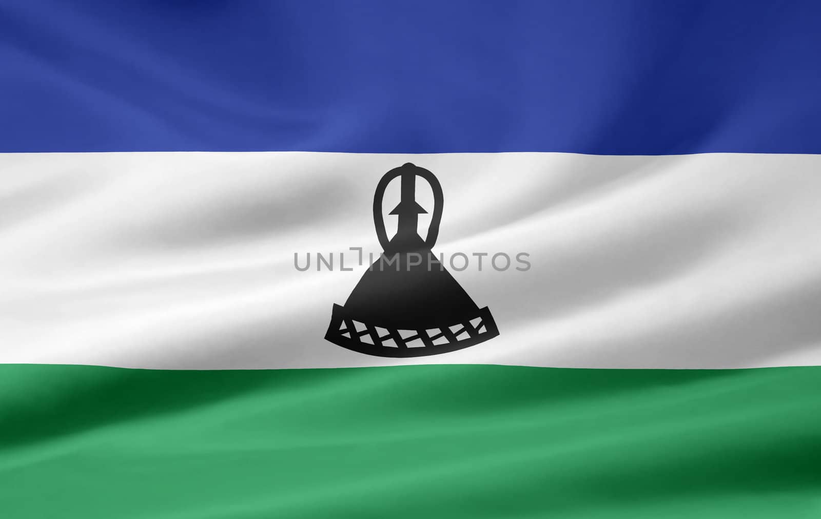 Flag of Lesotho by joggi2002