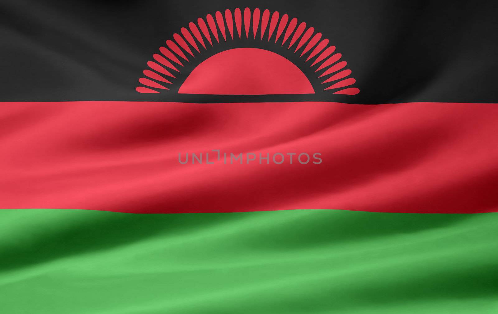 High resolution flag of Malawi