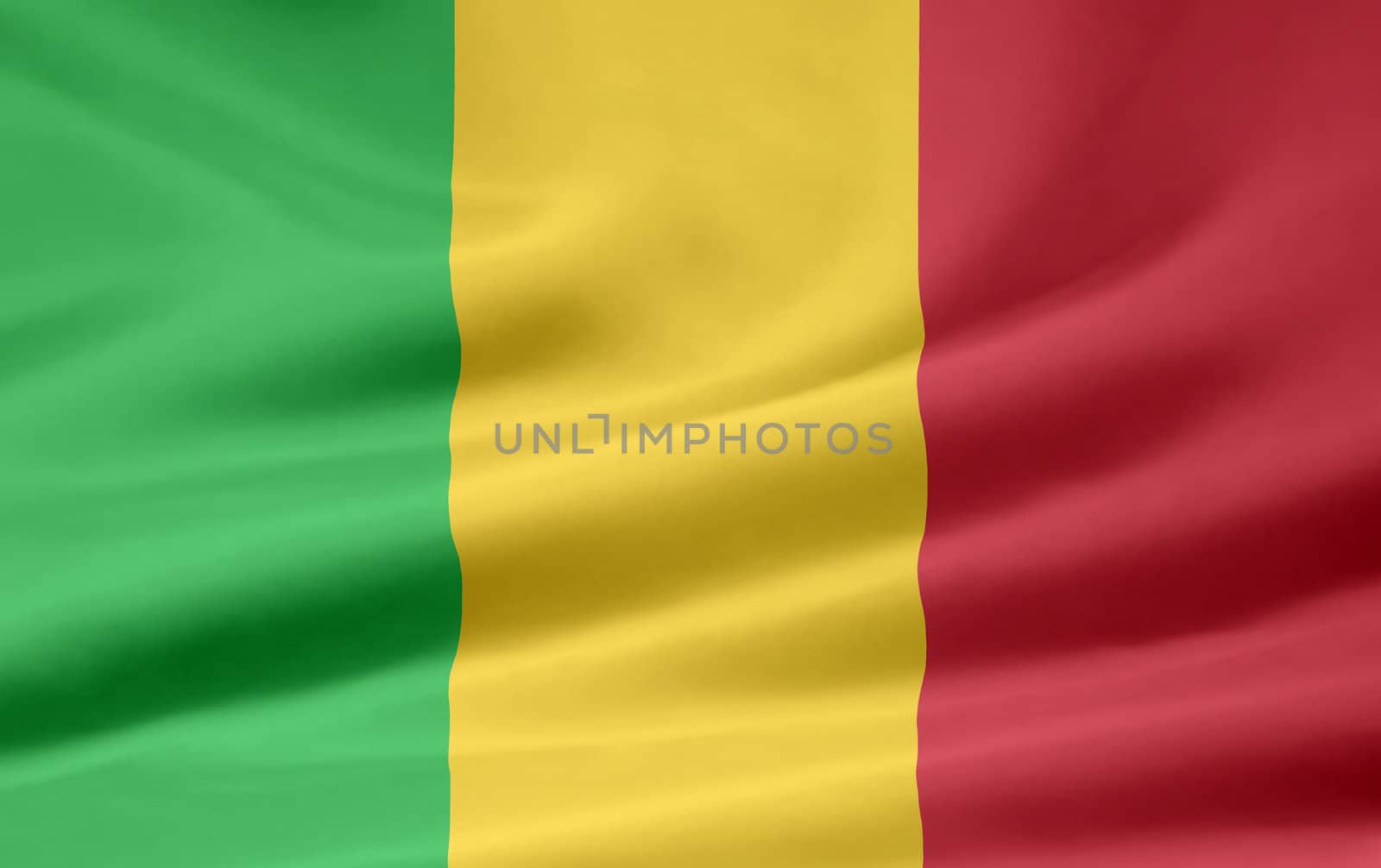 High resolution flag of Mali