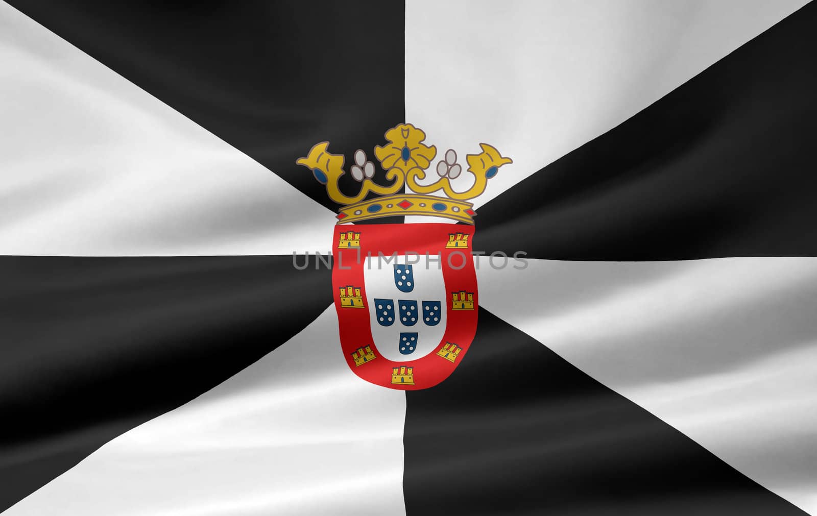 High resolution flag of Ceuta