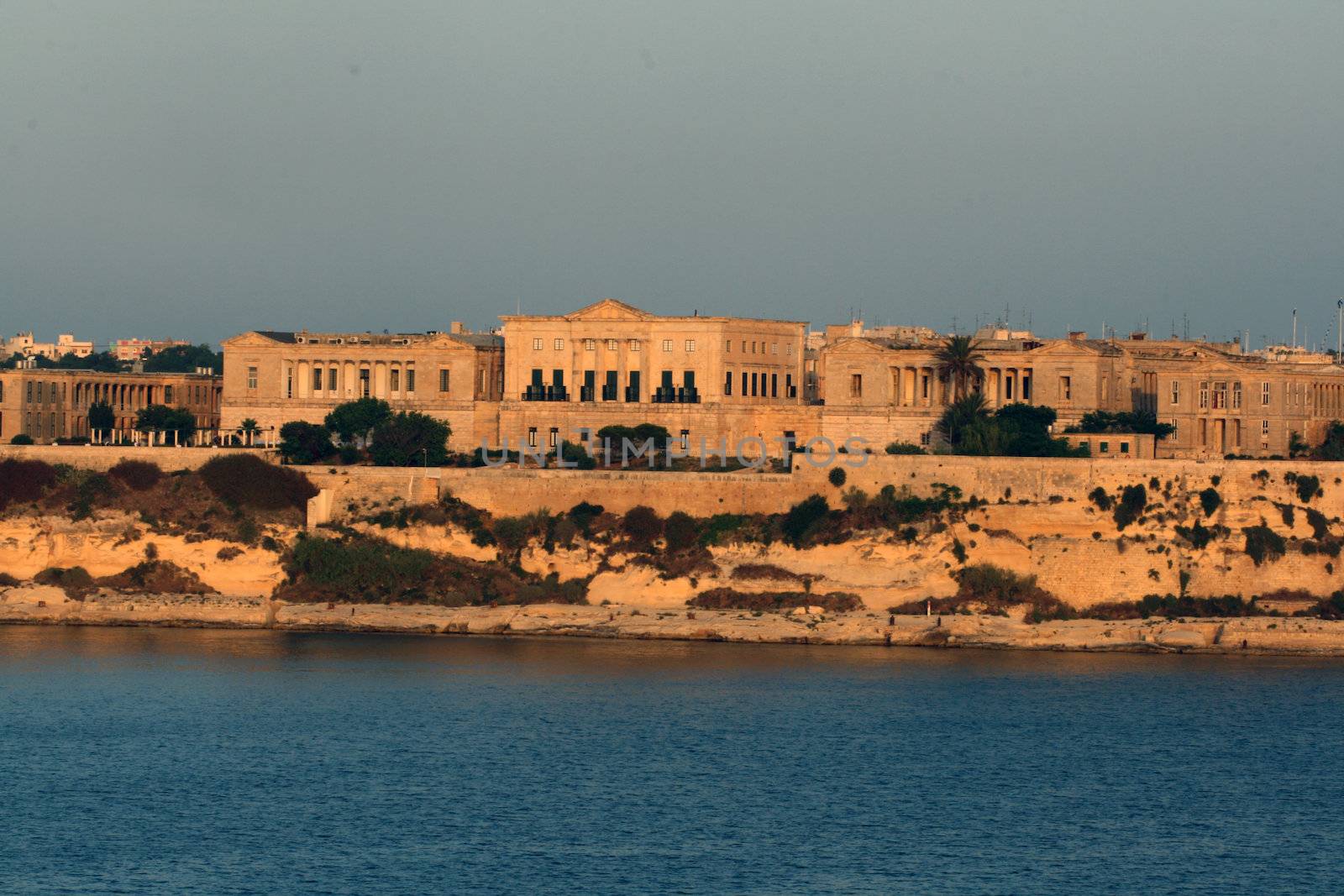 view of the old infermeria in Kalkara