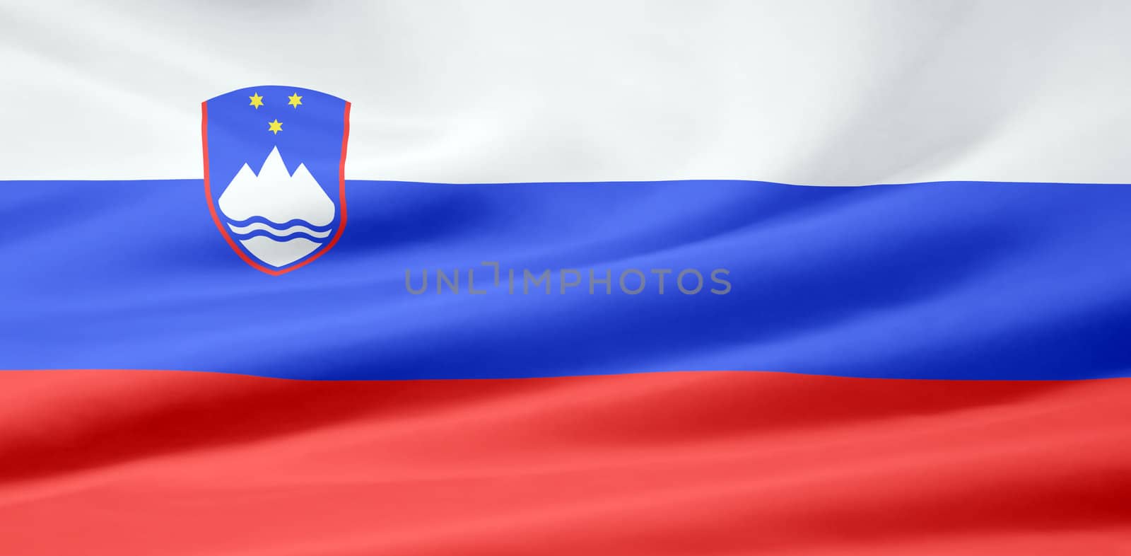 High resolution flag of Slovenia