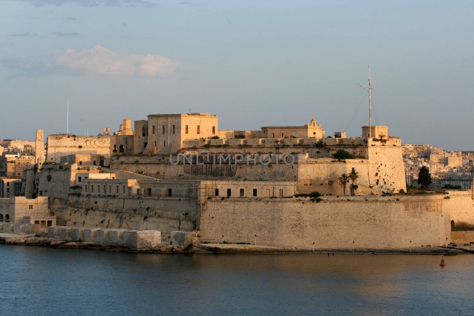 view of Fort St. Angelo in Malta