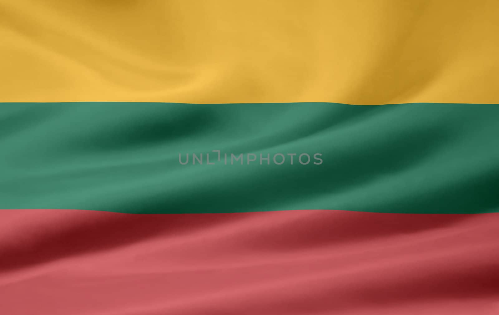 High resolution flag of Lithuania