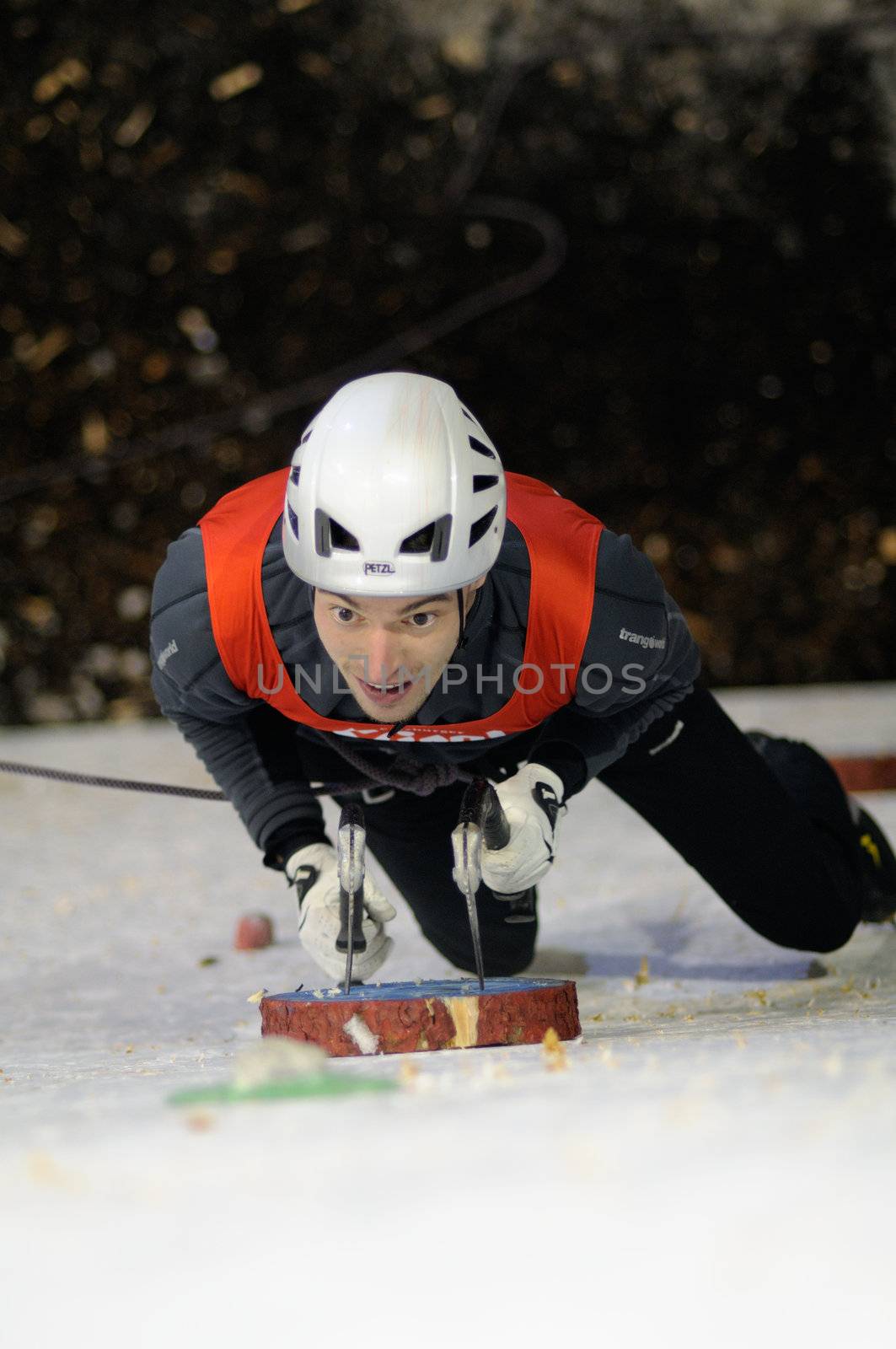 Ice climbing by fahrner