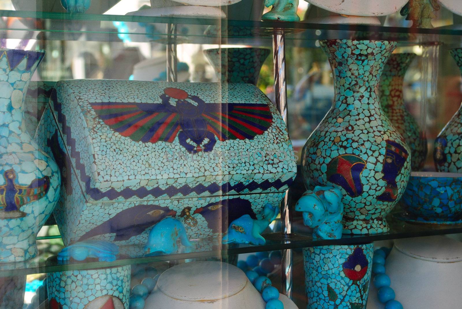 Egyptian collectibles in the old town of Sharm el-Sheikh.