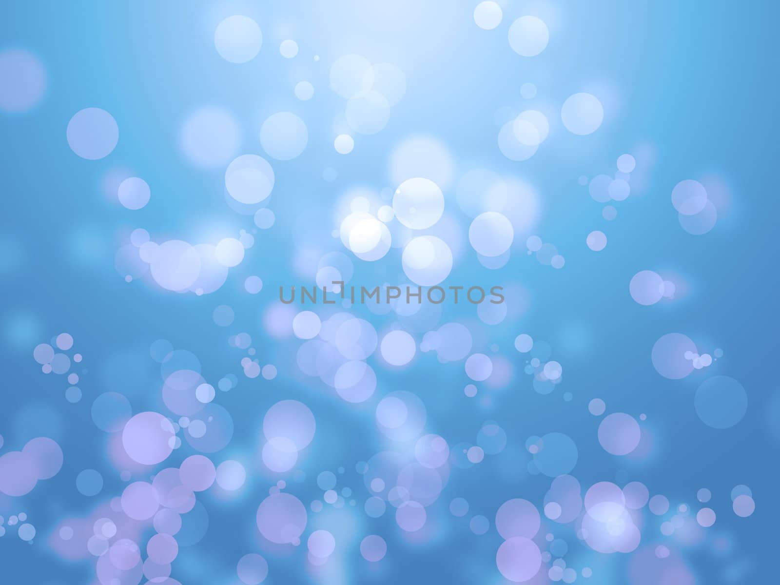 Bright blue tone background with sparkles