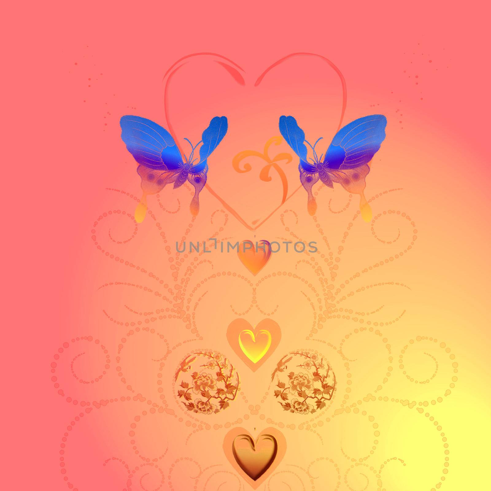 Hearts Illustration by Imagevixen