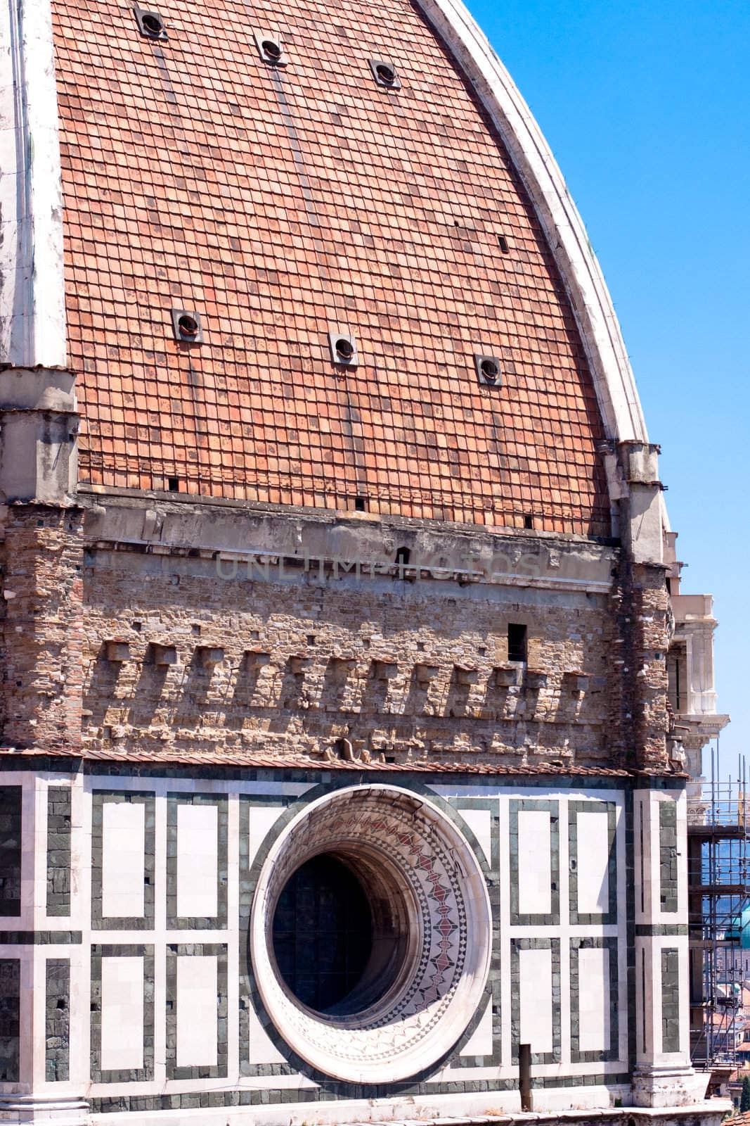 Part of the Basilica di Santa Maria del Fiore in Florence
