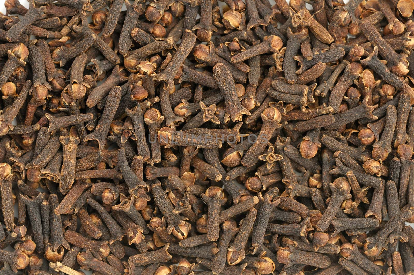 top view of cloves in natural light