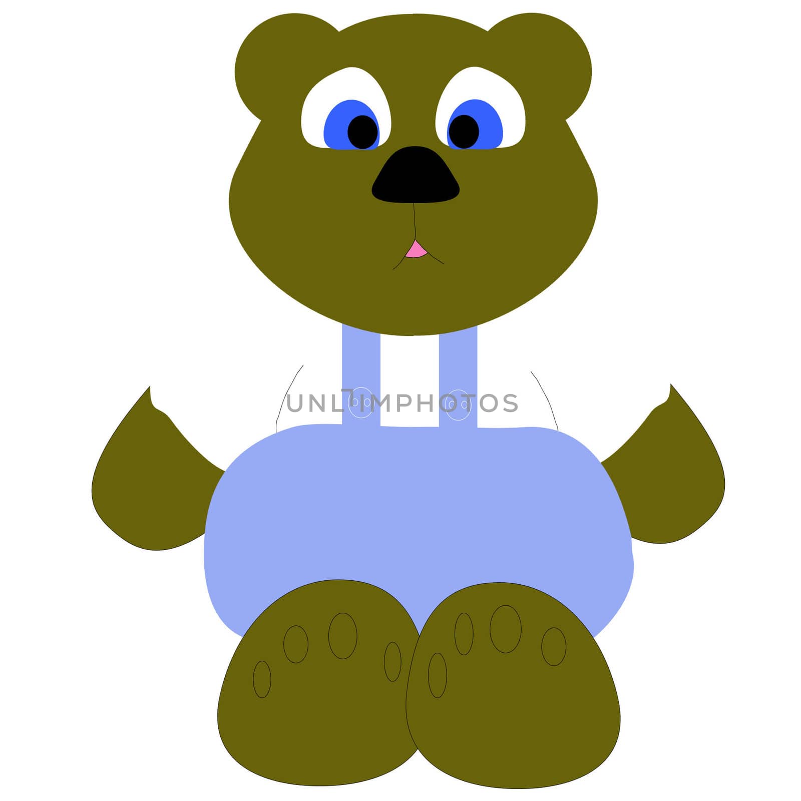 cute bear illustration