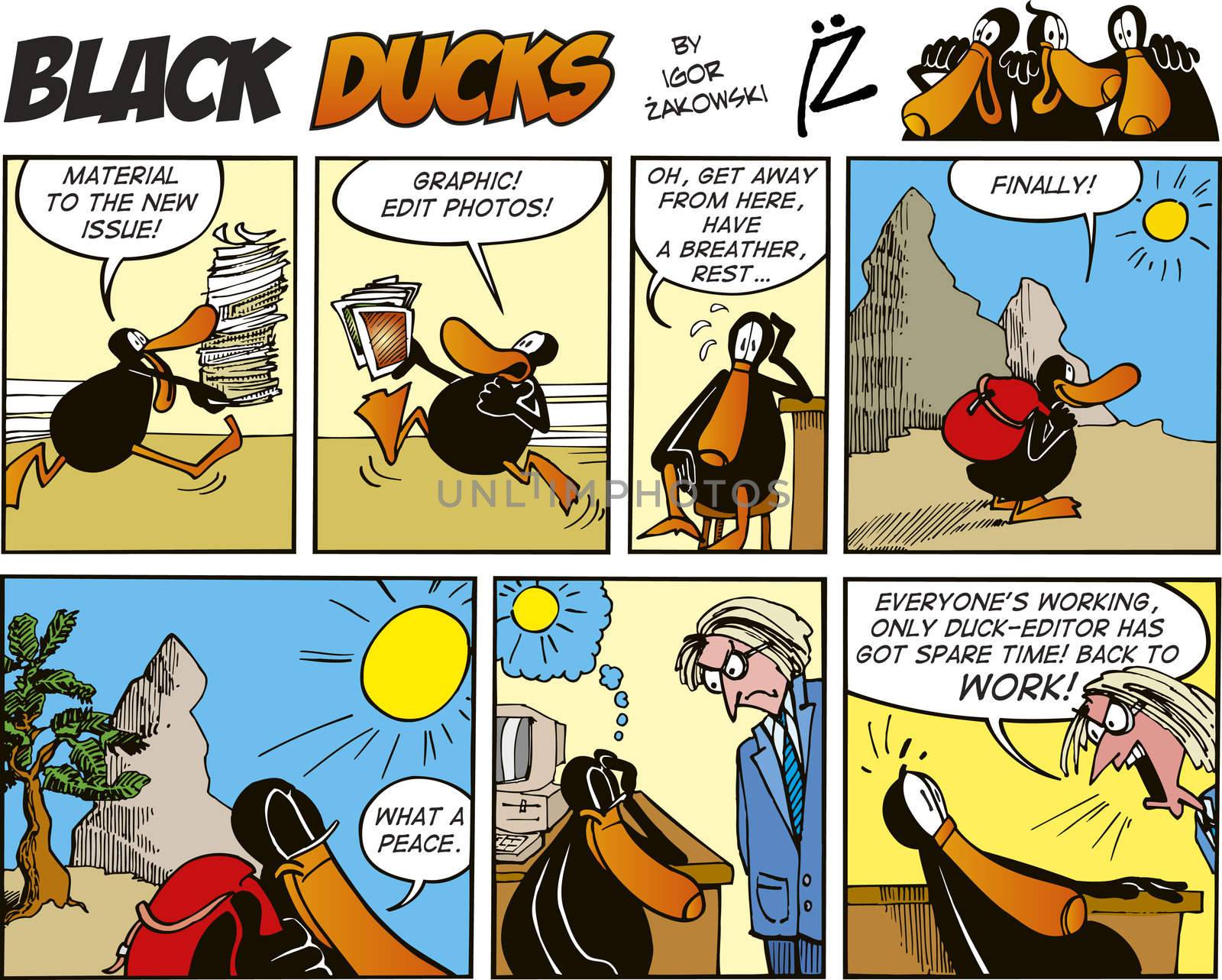 Black Ducks Comic Strip episode 54