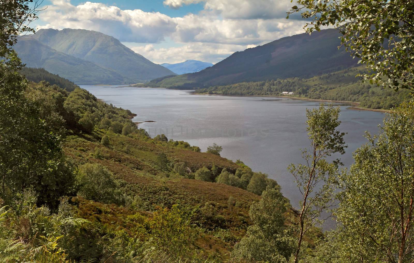 Loch Leven in the Scottish Highlands